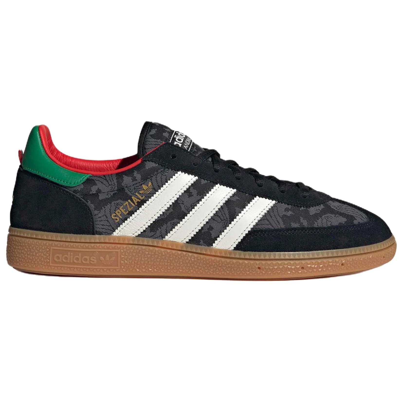 Кроссовки Adidas Originals HANDBALL SPEZIAL Кожа Кеды немецкой армии (GAT) Унисекс Черный - изображение 2