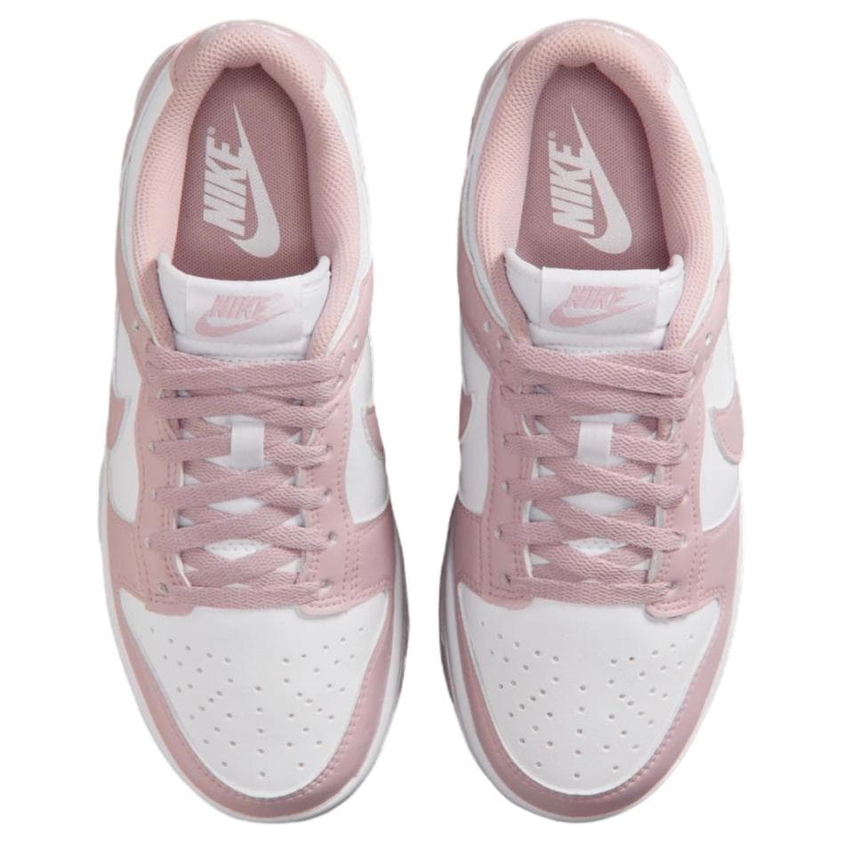 Кроссовки Nike Dunk Амортизация Дышащий Низкий Топ Скейтборд Обувь Женская Розовый Белый - изображение 4