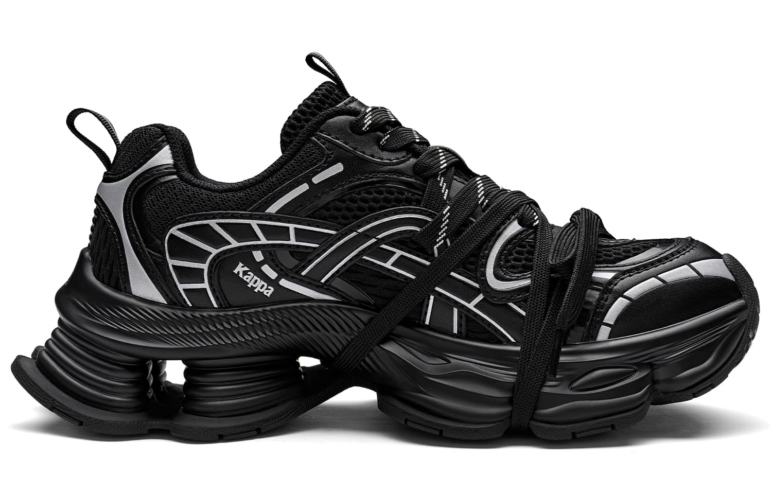 Кроссовки KAPPA Star Halo Shoes Спина To Спина Устойчивые к истиранию Низкие Кроссовки Женские Серебряные - изображение 2
