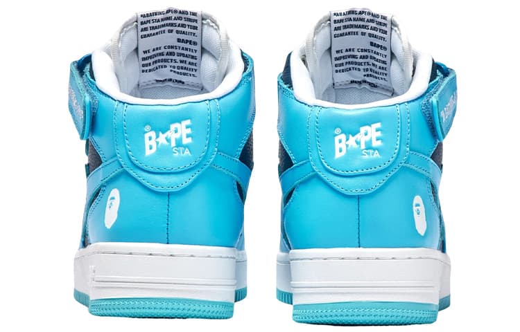 Кроссовки A BATHING APE STA MI Light Blue - изображение 4