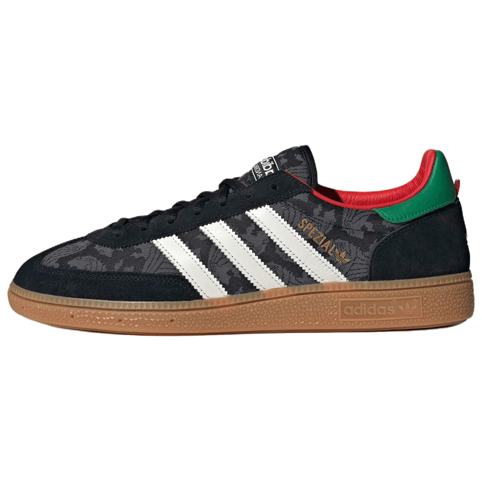 Кроссовки Adidas Originals HANDBALL SPEZIAL Кожа Кеды немецкой армии (GAT) Унисекс Черный - изображение 1
