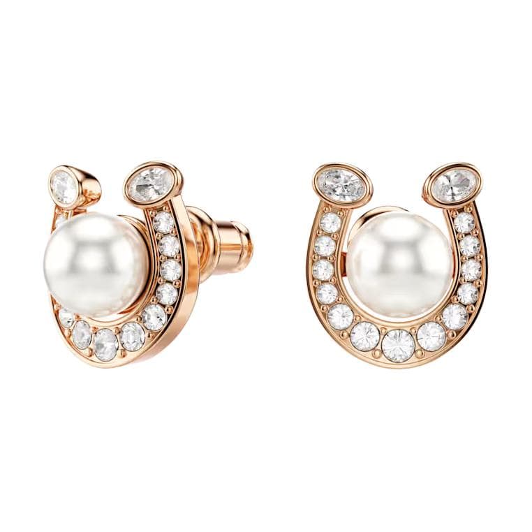 Серьги Swarovski Symbolica Серьги с синтетическим кубическим цирконием Унисекс Розовое золото Белый - изображение 2