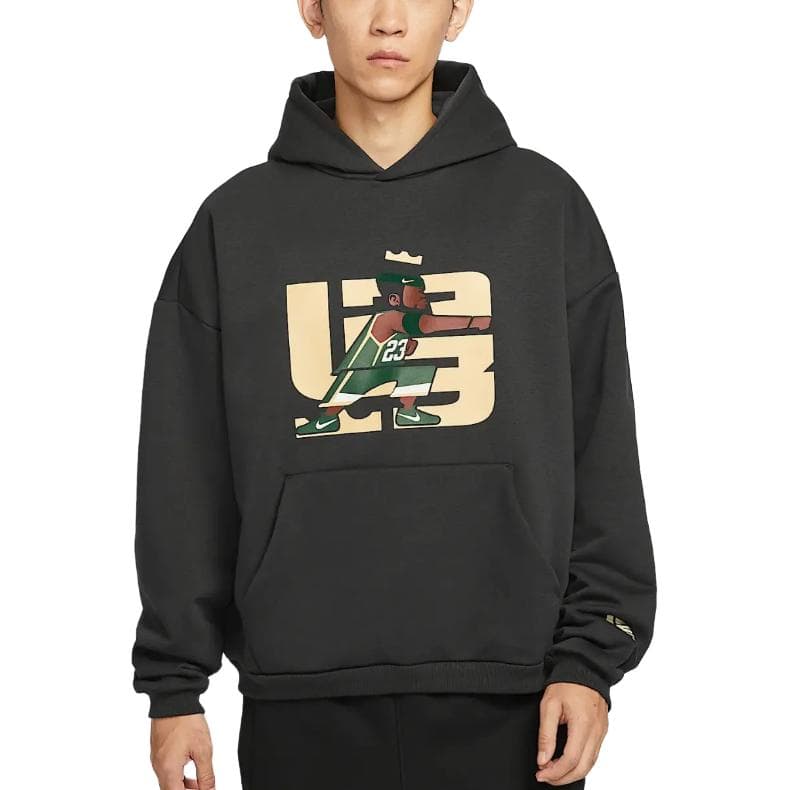 Кофта Nike Therma-FIT FW25 Леброн Пойнт Форвард Удобный Мягкий флис с подкладкой Хлопковый свитшот с капюшоном Мужской - изображение 3