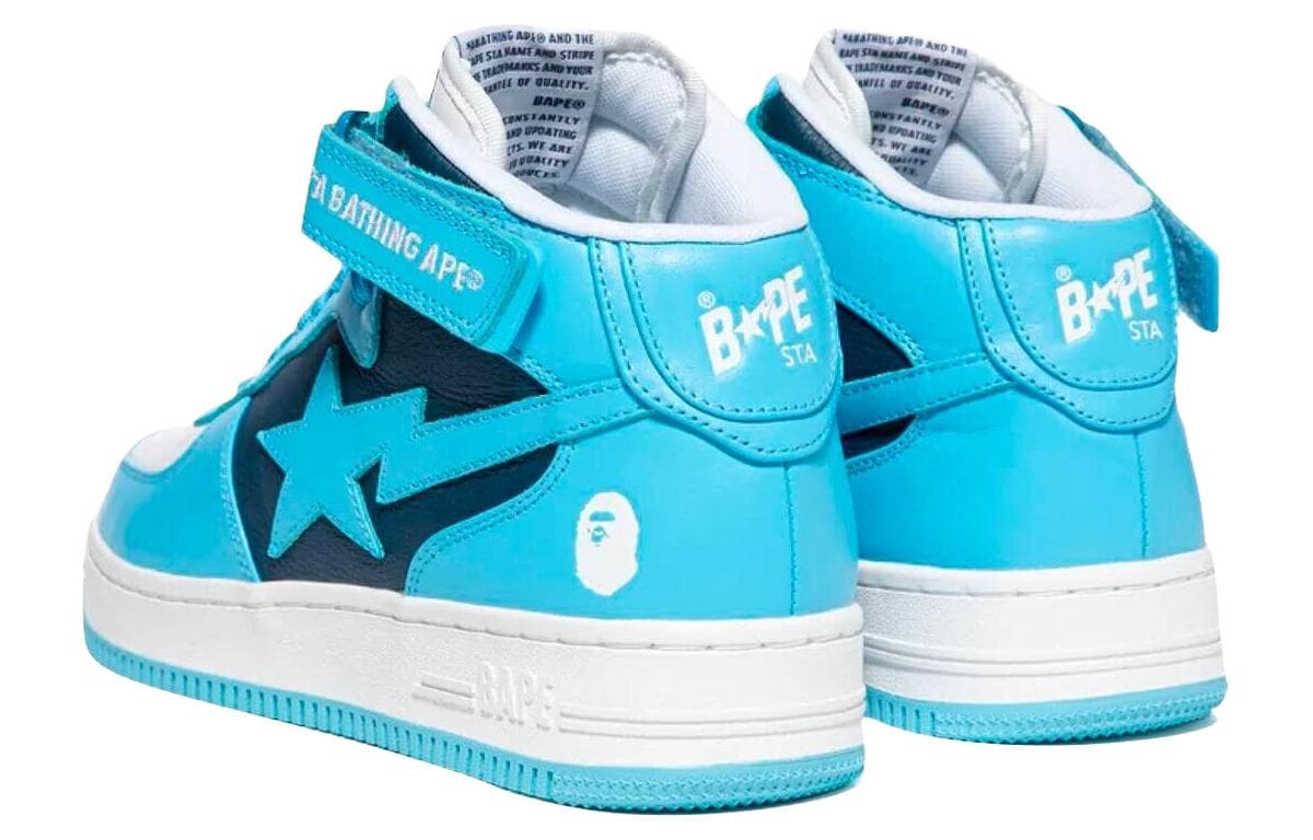 Кроссовки A BATHING APE STA MI Light Blue - изображение 5