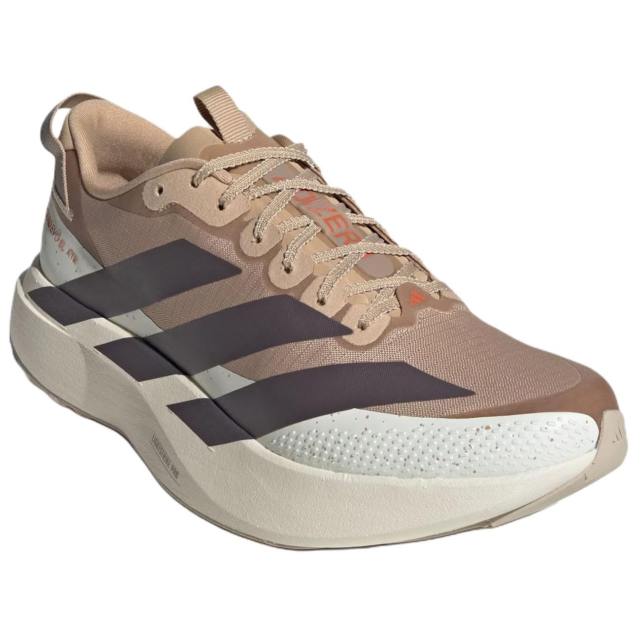 Кроссовки для бега Adidas Adizero Evo SL визуально увеличивает рост кроссовки для бега на длинные дистанции мужские белый умбра - изображение 3