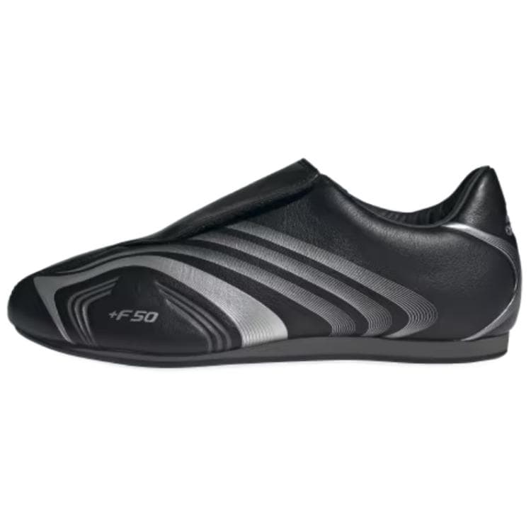 Кроссовки Adidas F50 Collection Кожа Тхэквондо Обувь Женская Черная - изображение 1