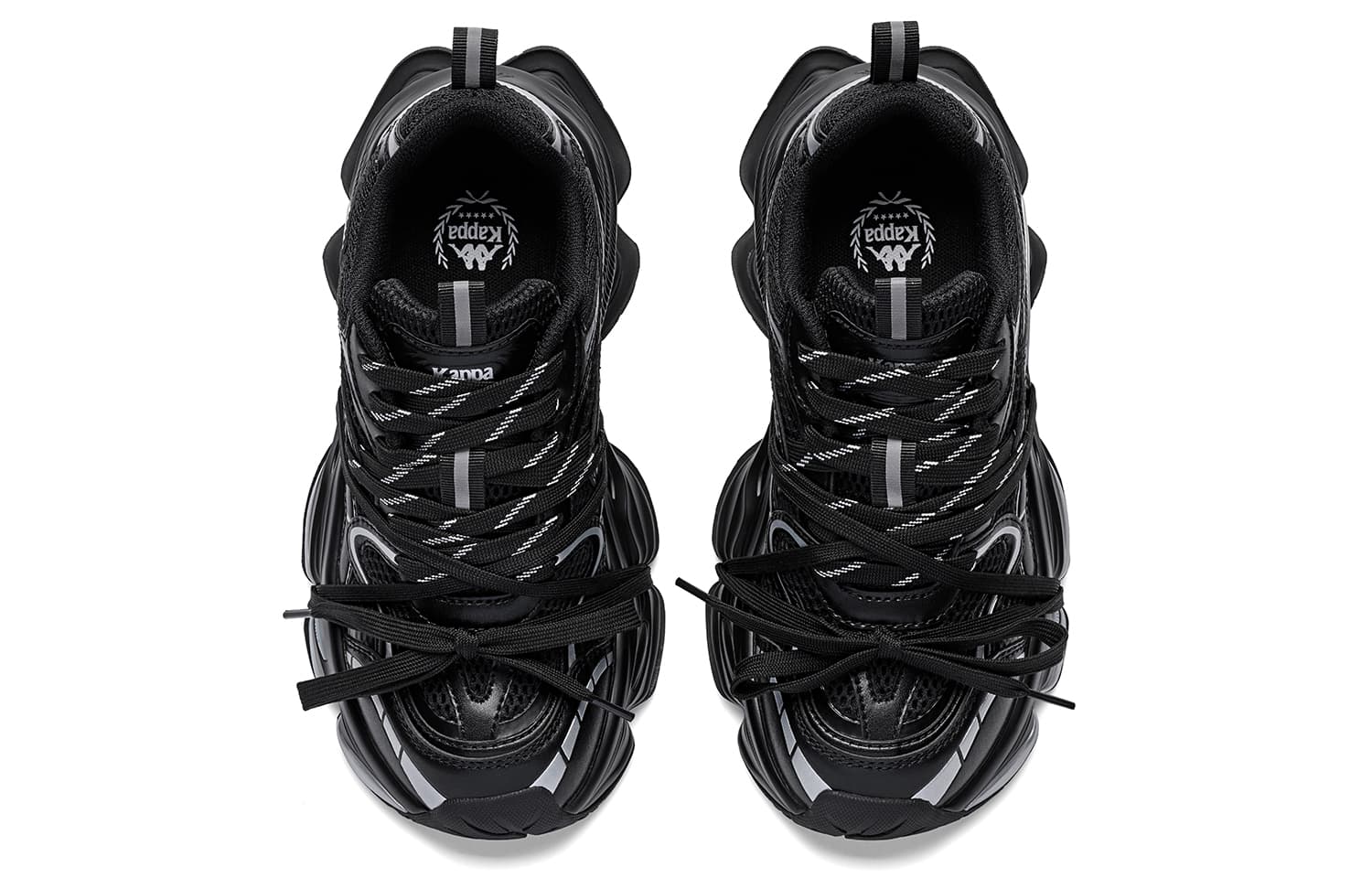 Кроссовки KAPPA Star Halo Shoes Спина To Спина Устойчивые к истиранию Низкие Кроссовки Женские Серебряные - изображение 4