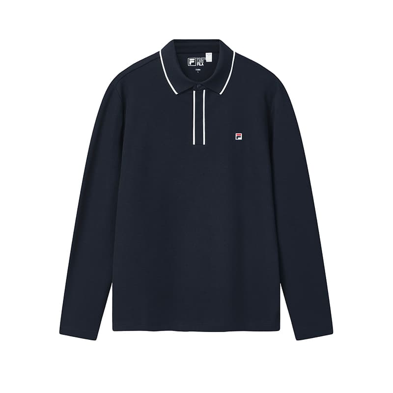 Поло Fila Heritage Polo Мужской Легенда Синий - изображение 1