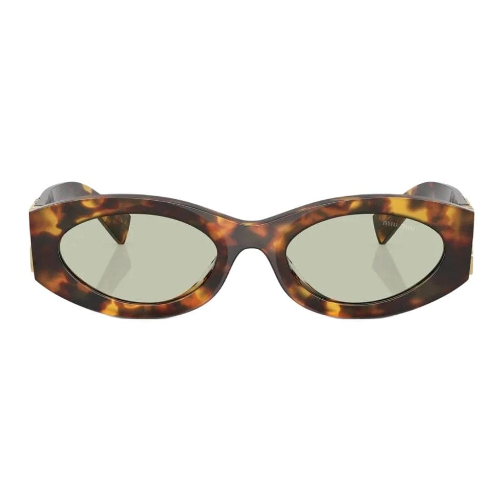 Солнцезащитные очки MIU MIU Пластиковые фигурные солнцезащитные очки женские Mel Гаванский - изображение 3
