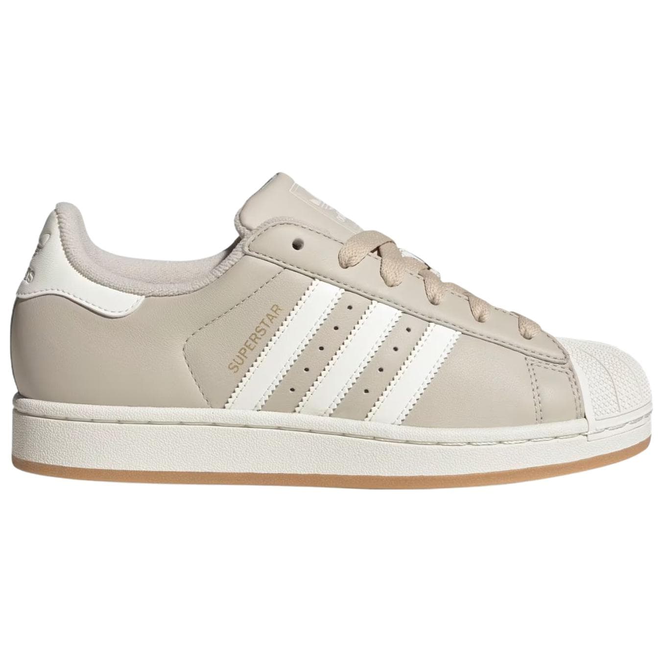 Кроссовки Adidas Originals Superstar 2 Скейтборд Обувь Женская Бежевая - изображение 2
