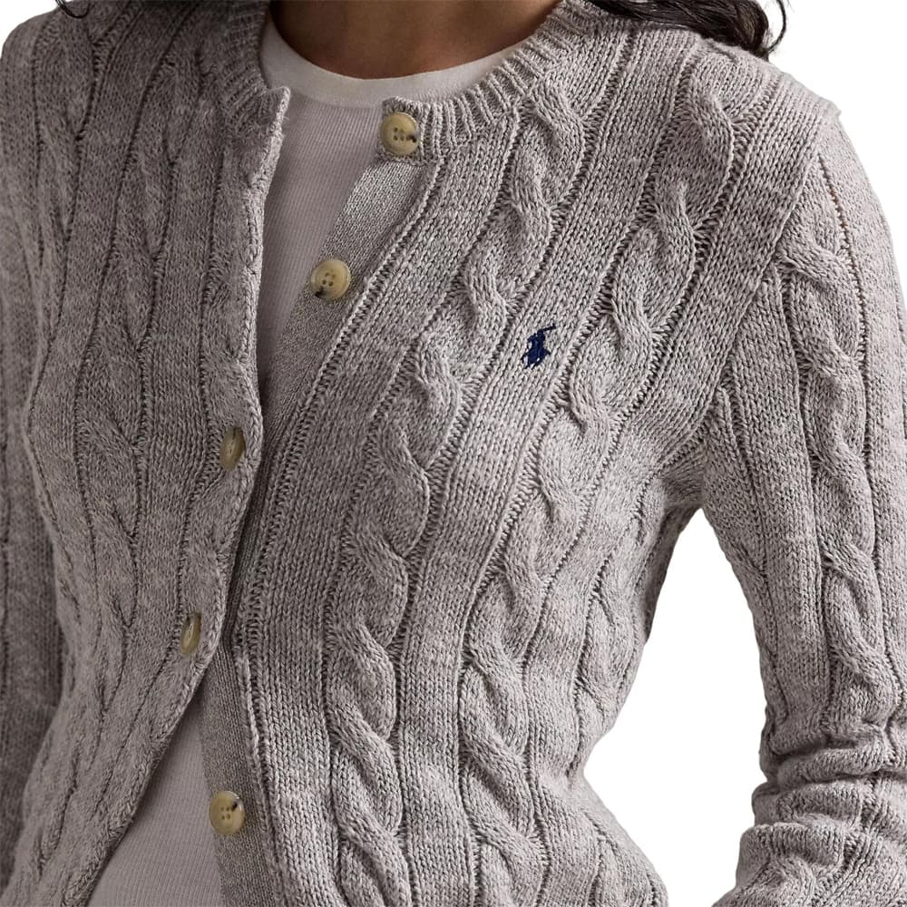 Кофта Polo Ralph Lauren Трикотаж Стандартный размер Женские Светло-серый - изображение 6