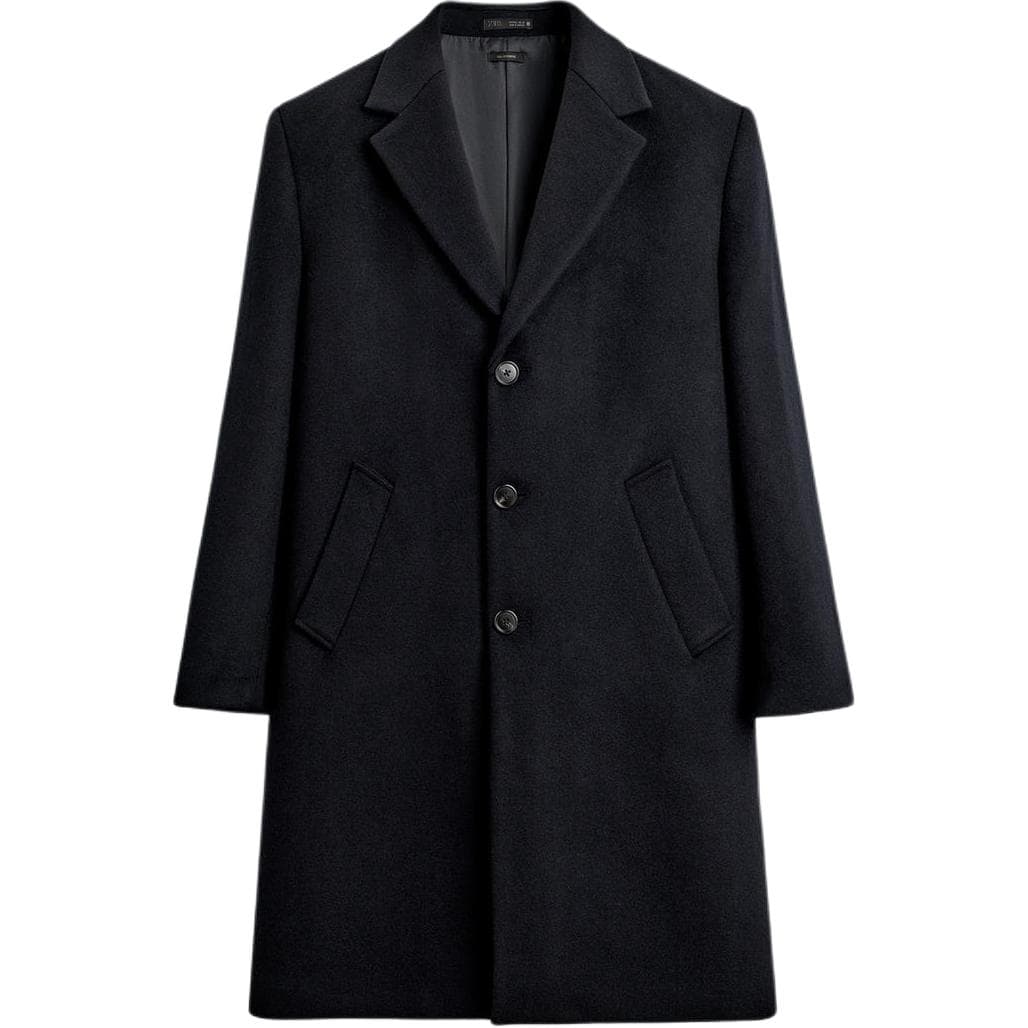Пальто ZARA Морской синий Мужское пальто - изображение 1