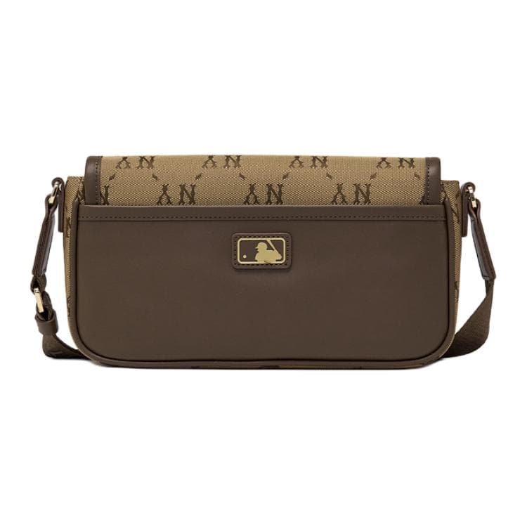 MLB MONOGRAM Full Mark Сумка через плечо Детская Коричневая - изображение 4