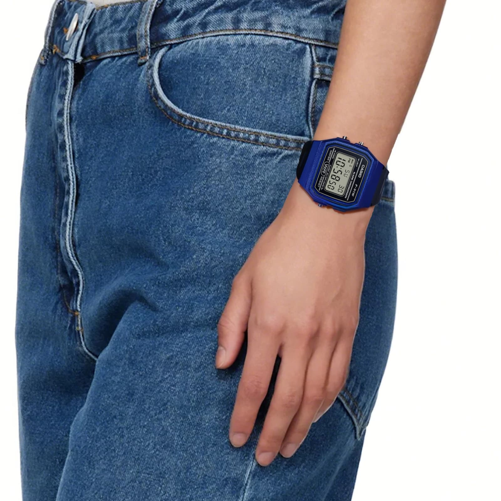 Часы CASIO STANDARD YOUYH F-91WM-2A - изображение 6
