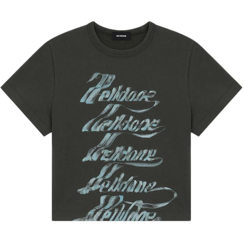 Футболка WE11DONE SS26 Carbon Gray Женские T-рубашки - изображение 1