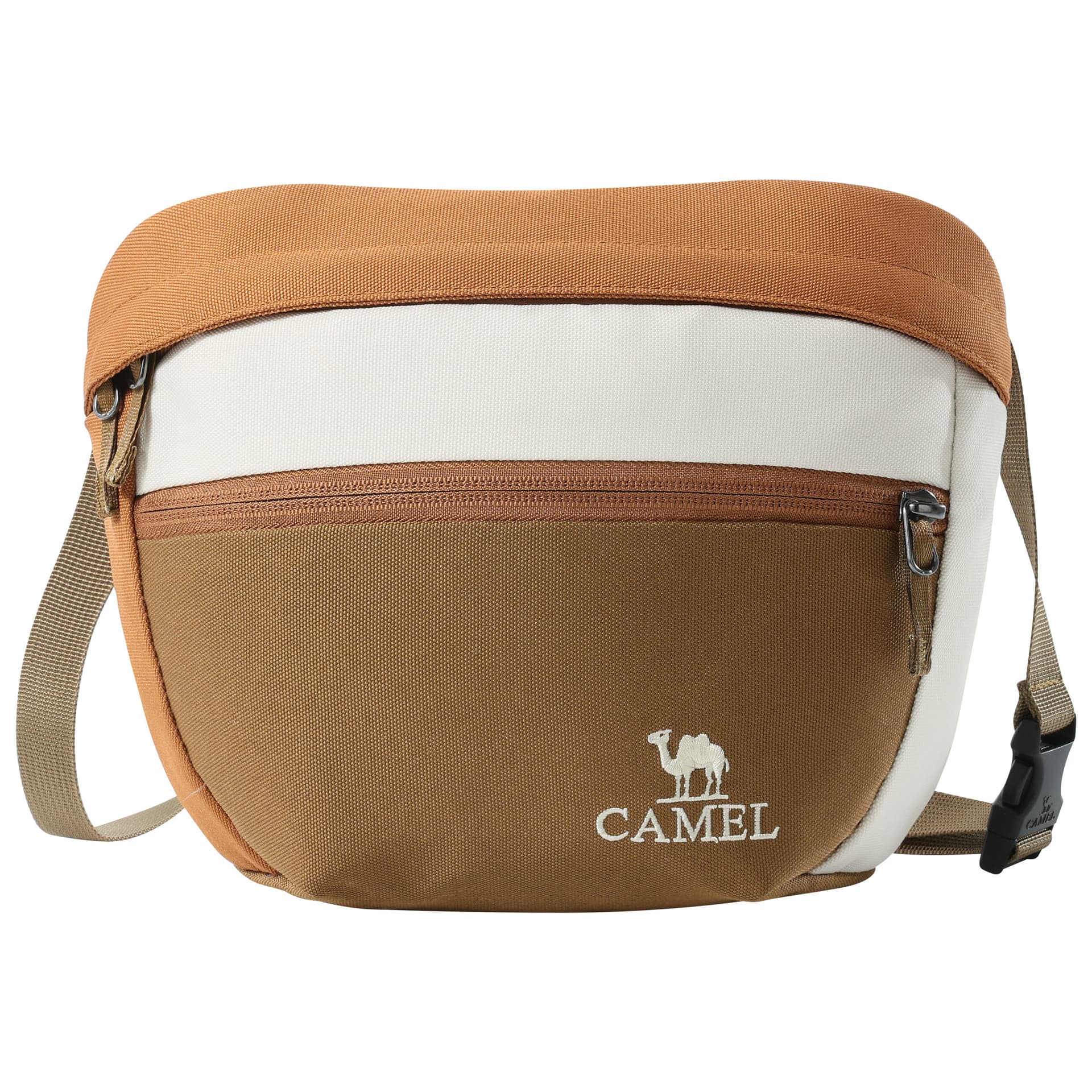 Сумка через плечо Camel Fabric Crossbody Bag Unisex Multicolor Верблюжий тканевый кросбоди сумка унисекс разноцветная - изображение 1