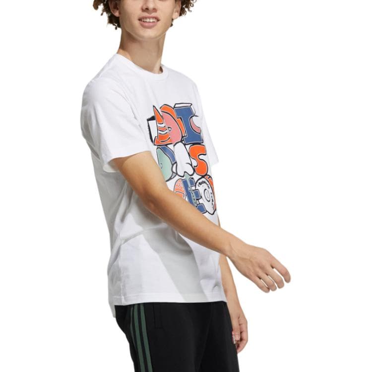 Футболка adidas neo M Ssfv5 Tee1 LogoT — фото 5