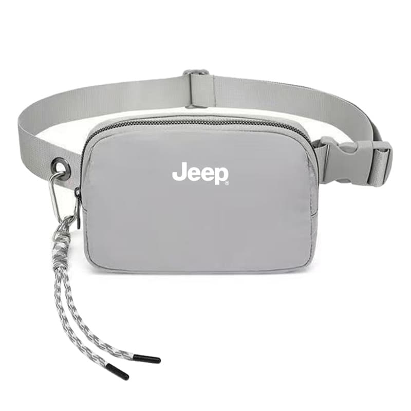 Поясная сумка Jeep Нейлоновая поясная сумка (бандана) Стандартная Унисекс Черная Серая - изображение 4