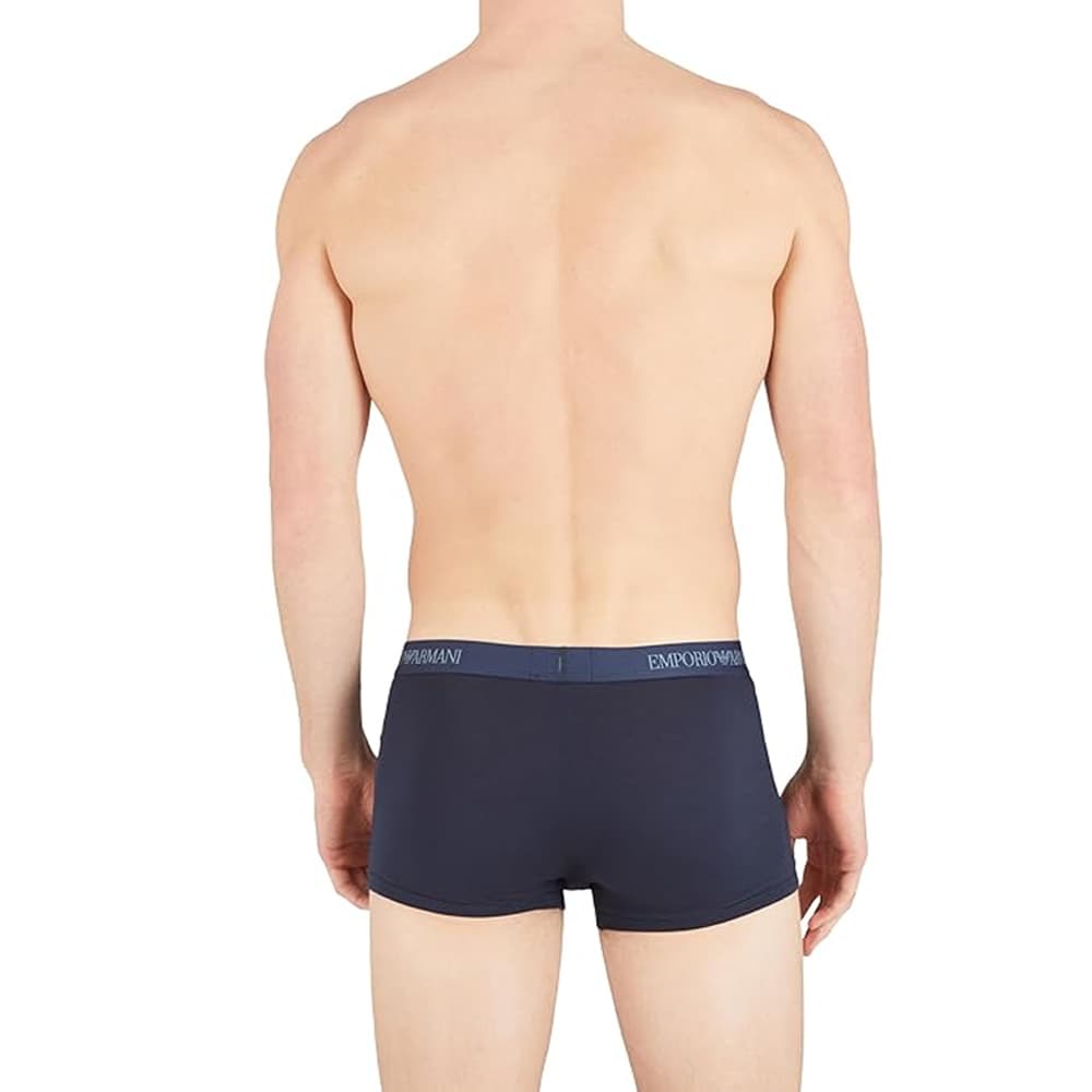 Трусы Emporio Armani FW24 Blue Boxer Briefs 3-Pack - изображение 5