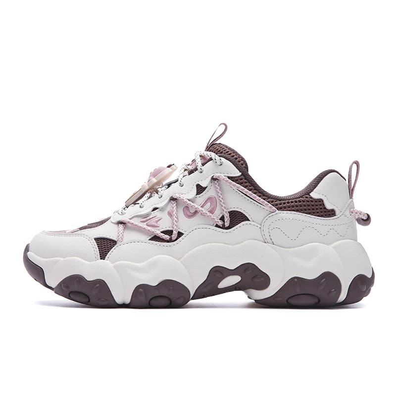 Кроссовки FILA FLUID 6 Low Топ Толстая подошва Кроссовки Женские Белый Коричневый - изображение 1