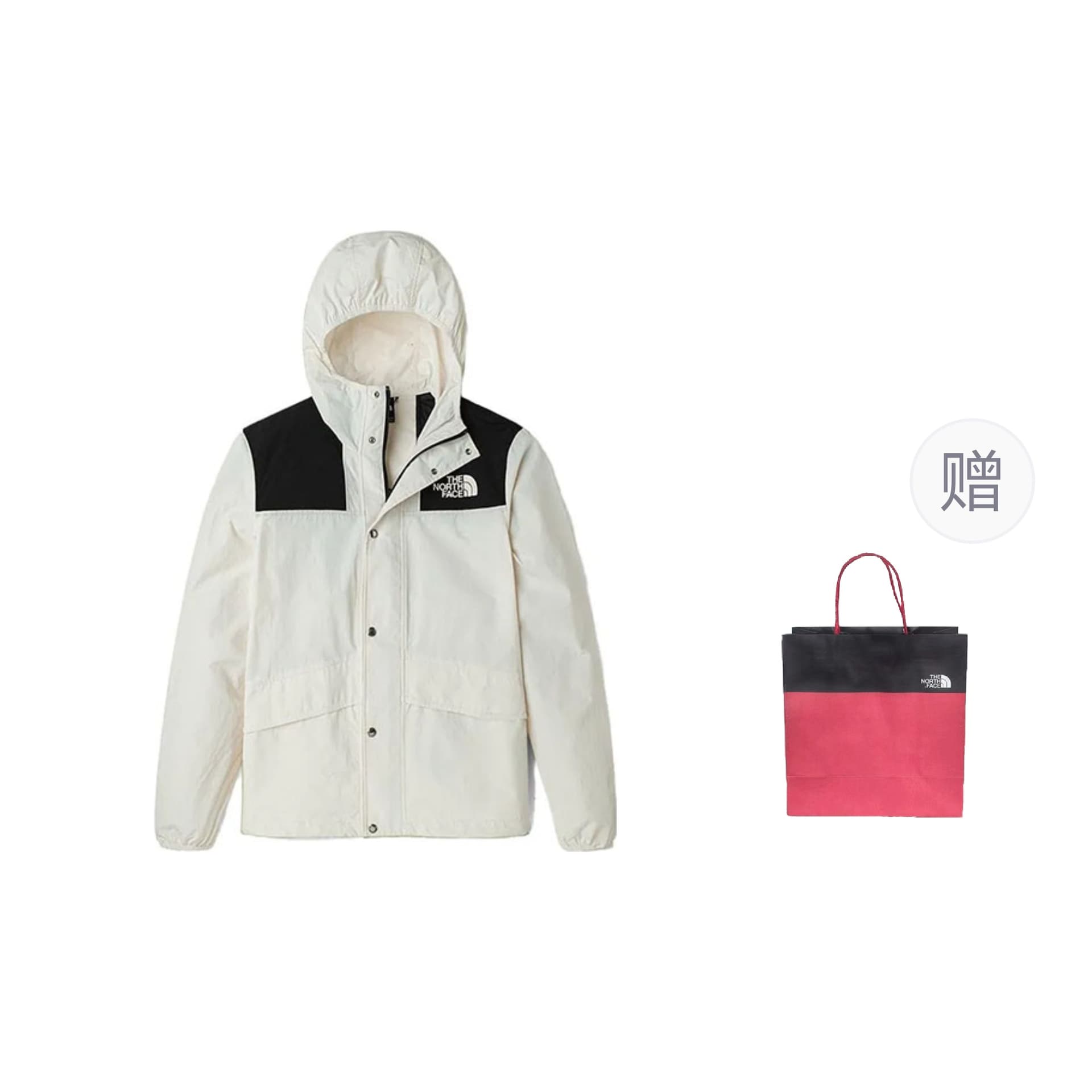 Куртка The North Face SS23 Logo Print Windbreaker Jacket White - изображение 6