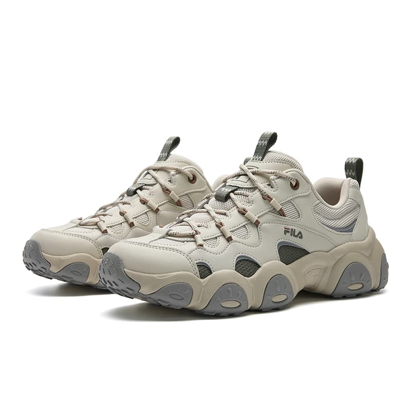 Кроссовки FILA FLUID 7 Низкие кеды Мужские Белые Серые - изображение 3