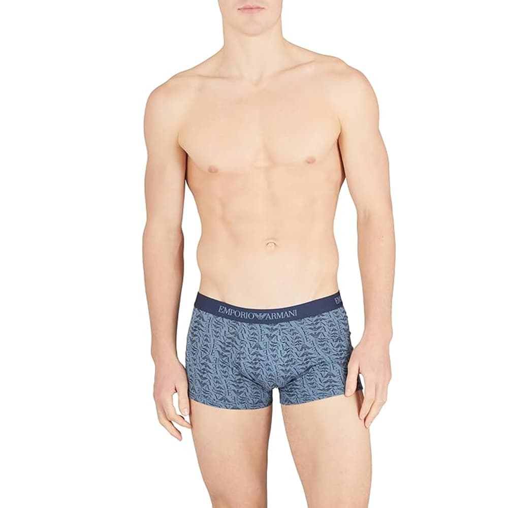 Трусы Emporio Armani FW24 Blue Boxer Briefs 3-Pack - изображение 3