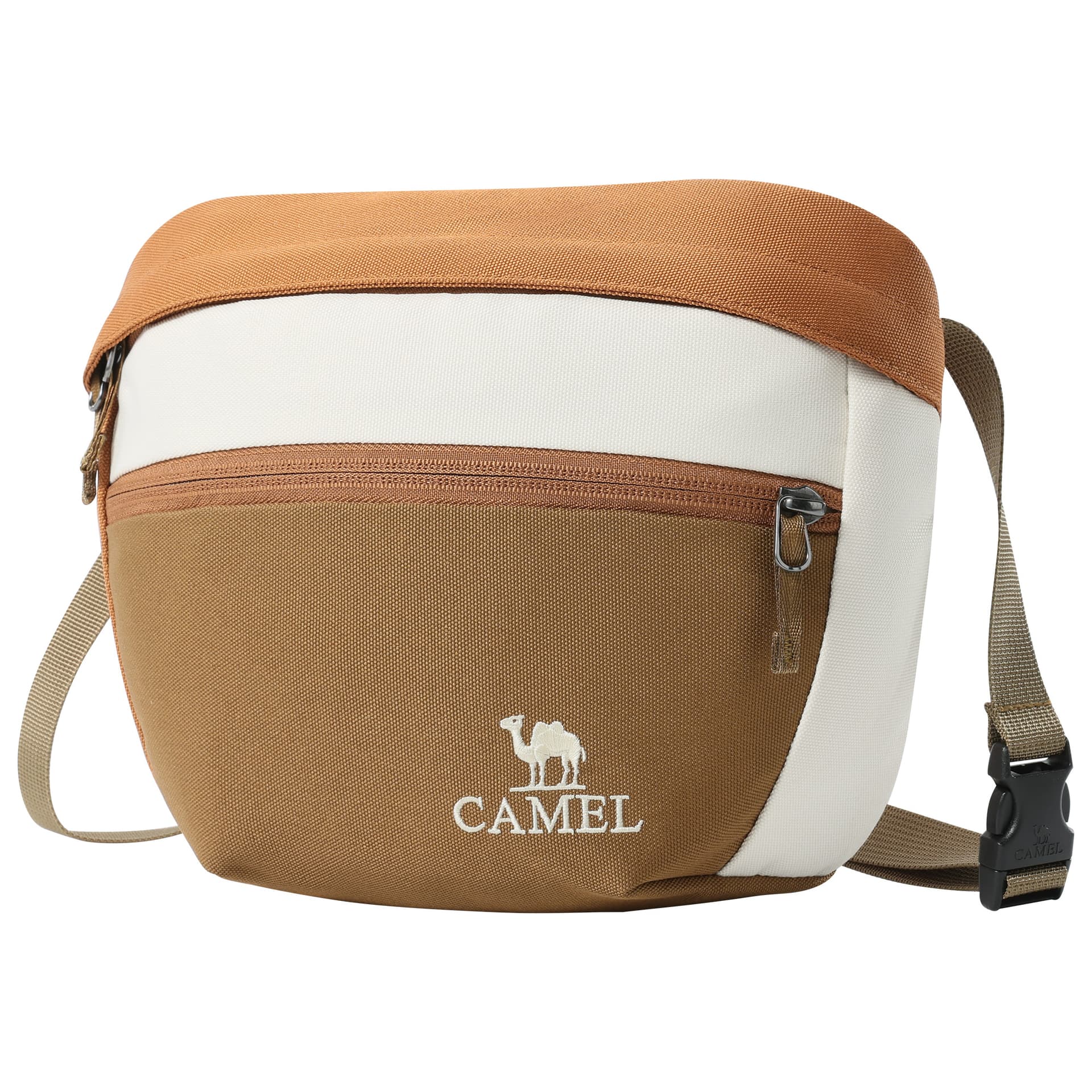 Сумка через плечо Camel Fabric Crossbody Bag Unisex Multicolor Верблюжий тканевый кросбоди сумка унисекс разноцветная - изображение 2