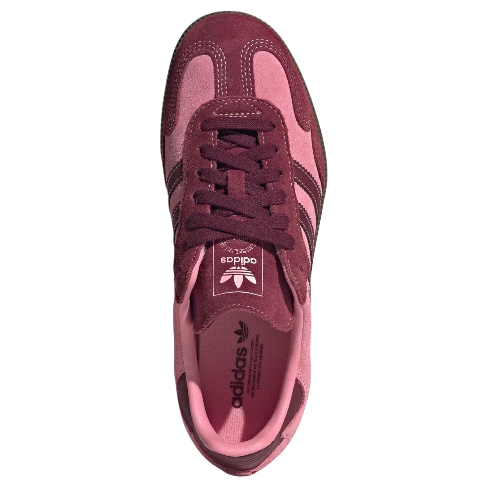 Кроссовки Adidas Originals Samba OG Кеды немецкой армии (GAT) Женские Розовый - изображение 4