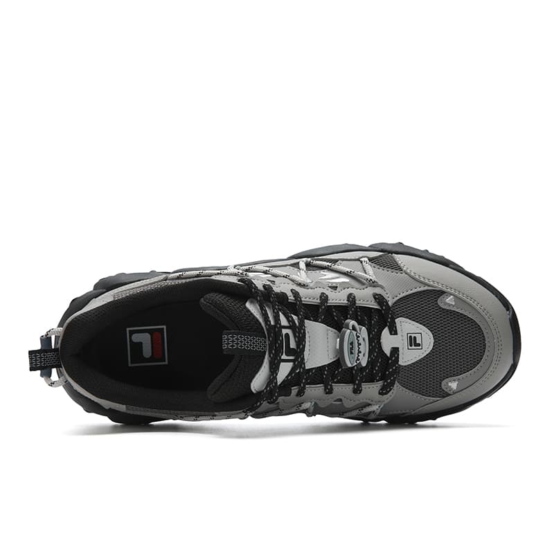 Кроссовки FILA FLUID 6 Низкие кеды с толстой подошвой Мужские Песочный Теплый Серый - изображение 4