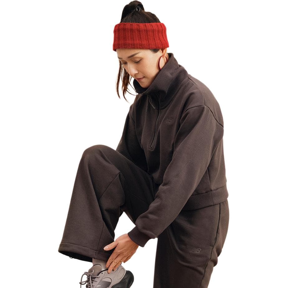 Худи New Balance Толстовка женская серая - изображение 3
