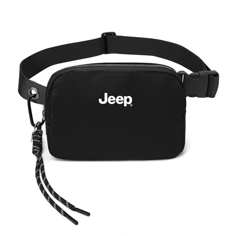 Поясная сумка Jeep Нейлоновая поясная сумка (бандана) Стандартная Унисекс Черная Серая - изображение 1
