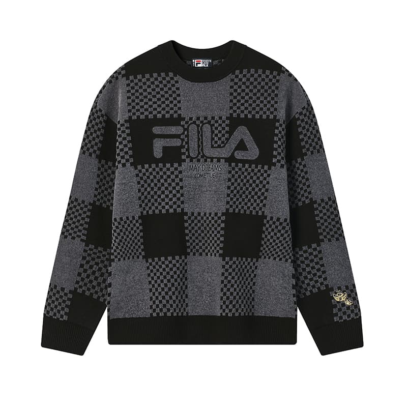 Кофта FILA ORIGINALE Свитер Унисекс Черный - изображение 1