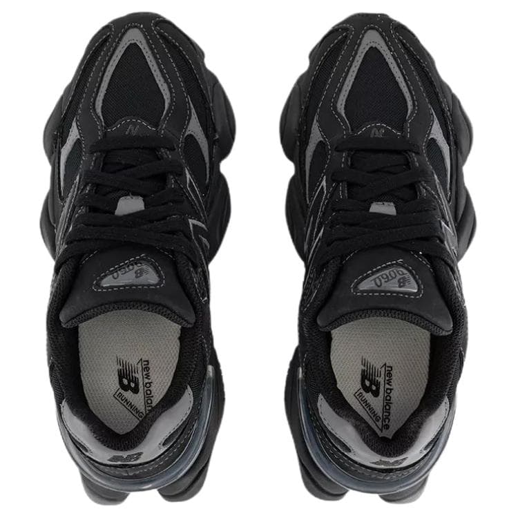 Кроссовки для бега New Balance NB 9060 Повседневные беговые кроссовки Унисекс Черные - изображение 4
