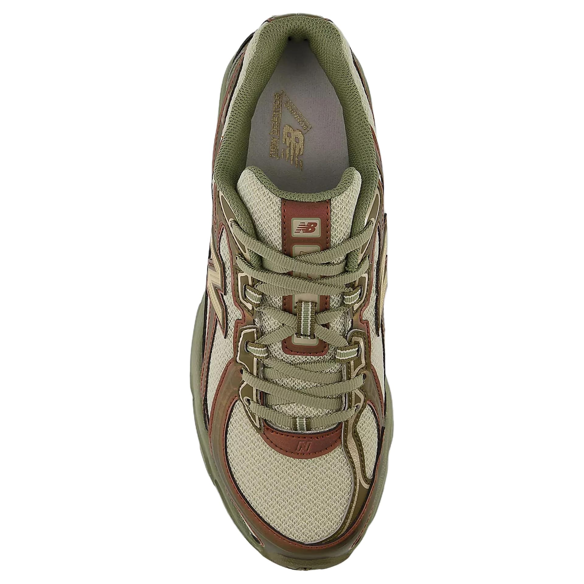 Кроссовки для бега New Balance NB 740 Беговые кроссовки Унисекс Коричневый Зеленый - изображение 4