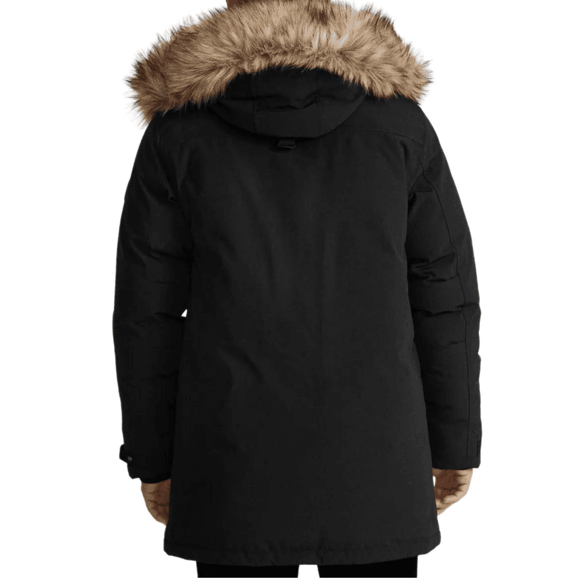 Зимняя куртка Polo Ralph Lauren FW24 Мужской пуховик черного цвета - изображение 3