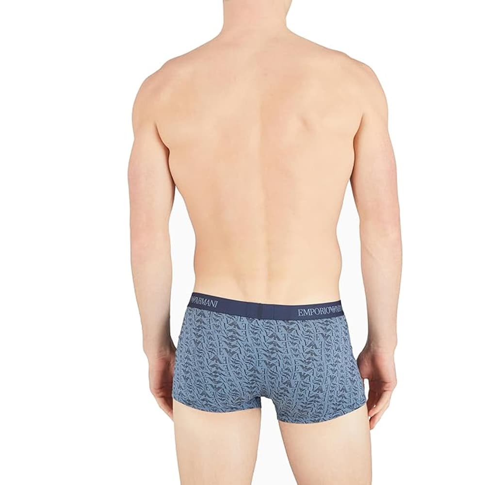 Трусы Emporio Armani FW24 Blue Boxer Briefs 3-Pack - изображение 6