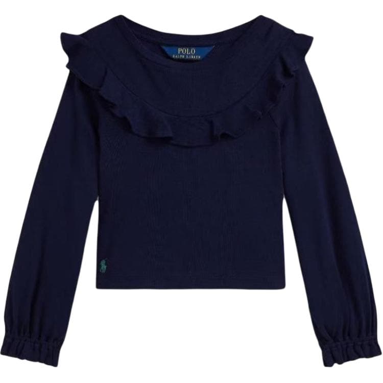 Футболка Polo Ralph Lauren T-рубашка FW25 Морской синий Детская - изображение 1
