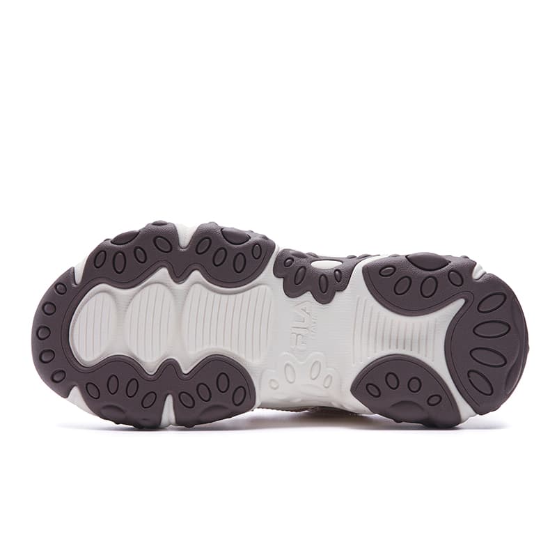 Кроссовки FILA FLUID 6 Low Топ Толстая подошва Кроссовки Женские Белый Коричневый - изображение 6