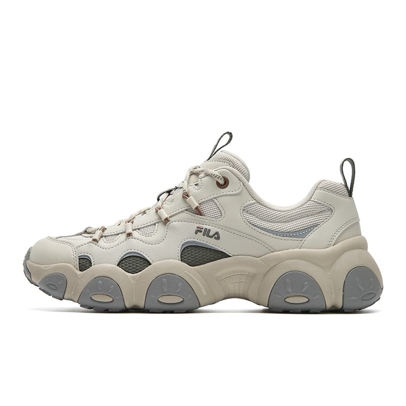 Кроссовки FILA FLUID 7 Низкие кеды Мужские Белые Серые - изображение 1