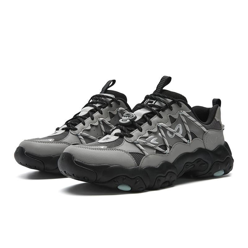 Кроссовки FILA FLUID 6 Низкие кеды с толстой подошвой Мужские Песочный Теплый Серый - изображение 3