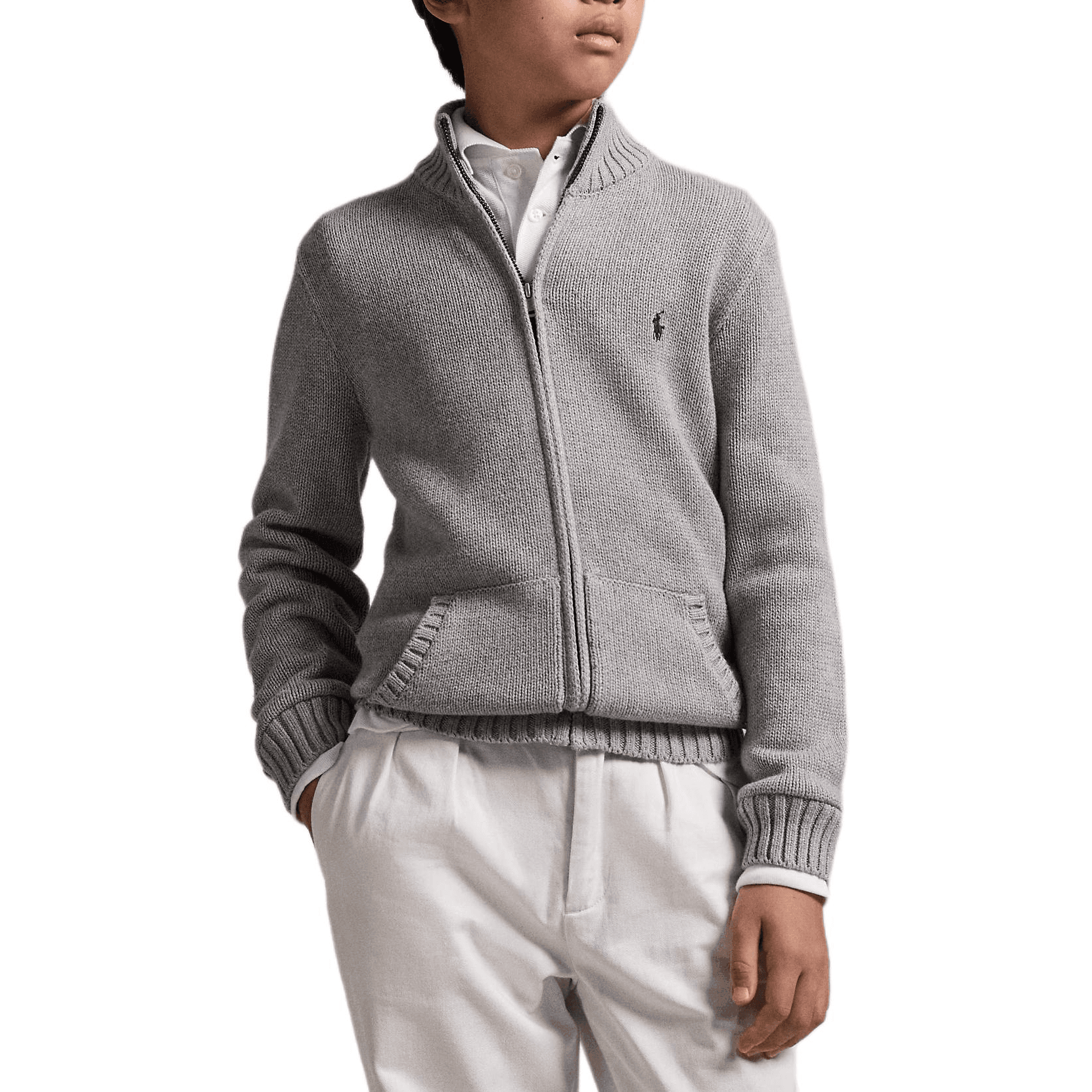 Polo Ralph Lauren Трикотаж FW24 Стандартный размер Серый Подростки - изображение 4