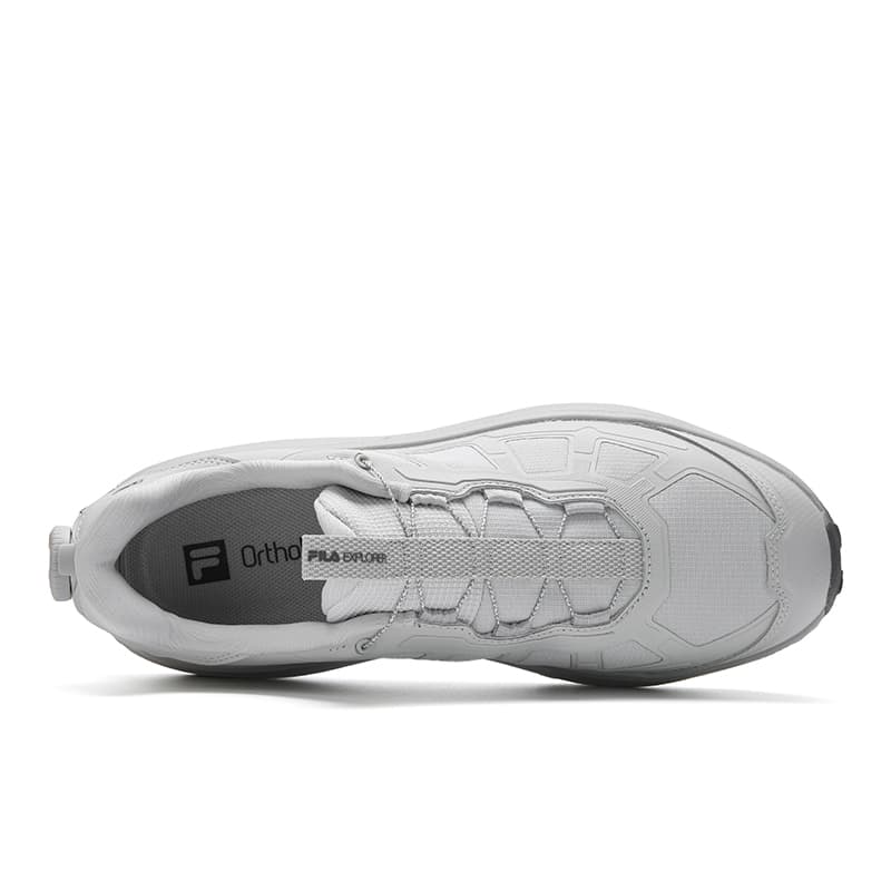 Кроссовки FILA BOA EXPLORER 3 Устойчивая к истиранию Поддерживающая Уличная Обувь Мужская Лунный Камень Серый - изображение 4