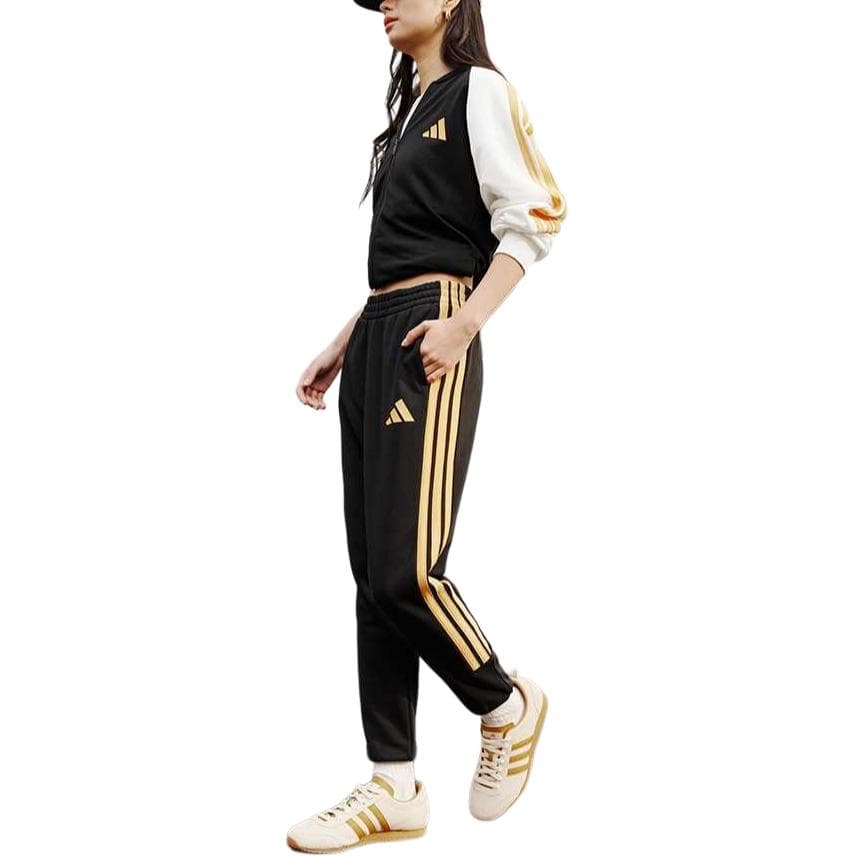 Спортивный костюм Adidas Комплекты Унисекс Черный Нефритовый Белый - изображение 3