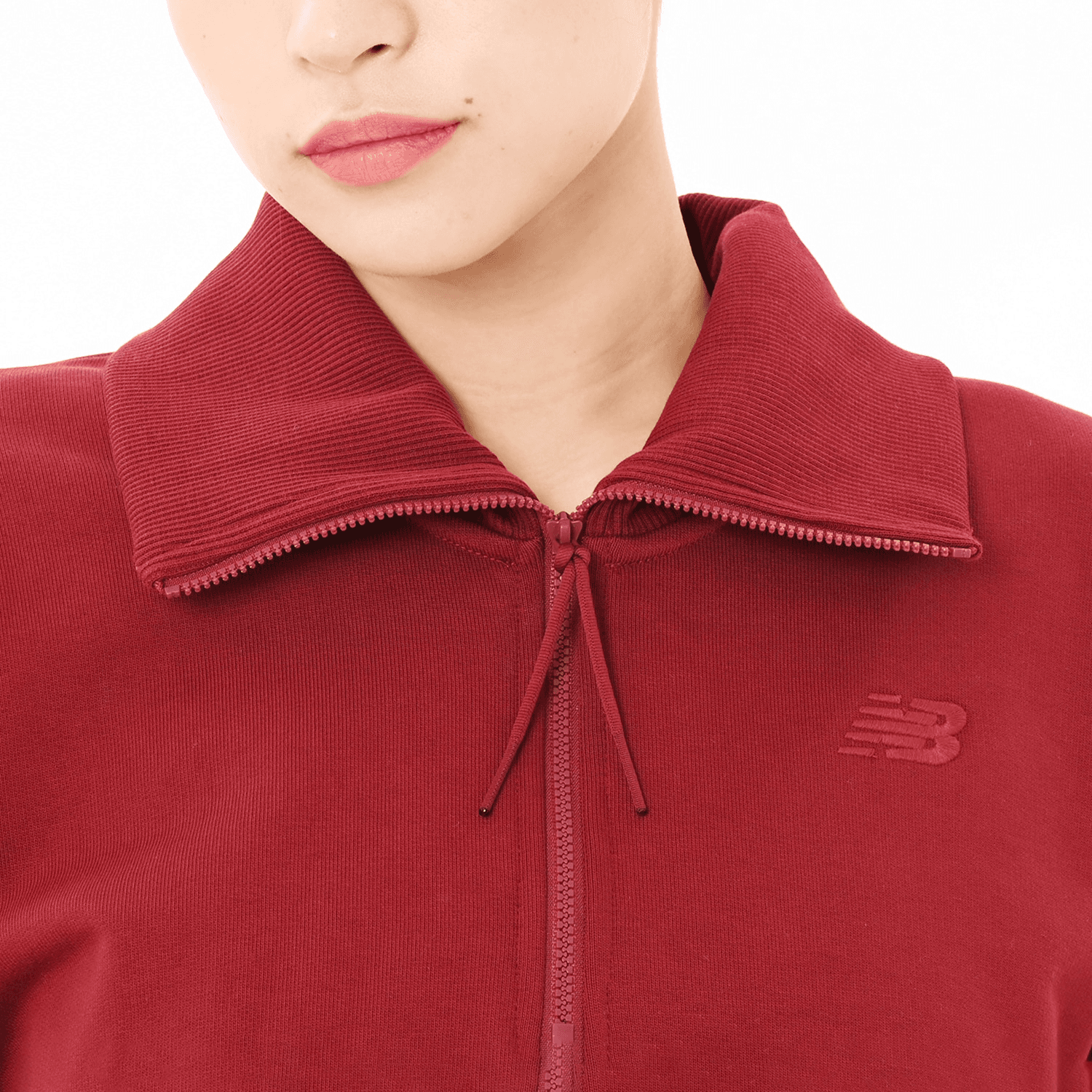 Худи New Balance FW24 Толстовка Женские Красный - изображение 4