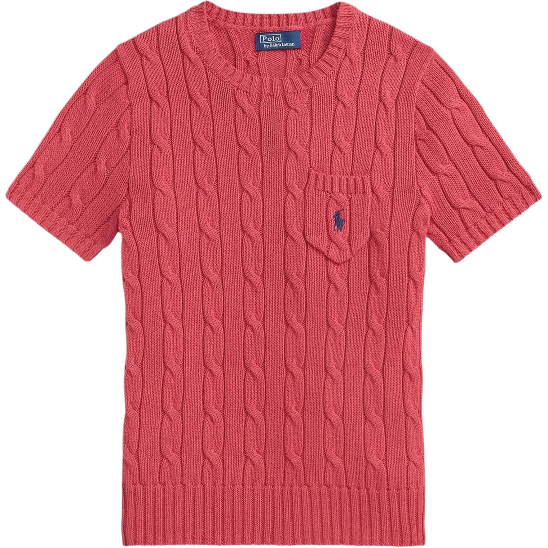 Кофта Polo Ralph Lauren Трикотаж Облегающий крой Женский Nantucket Красный - изображение 1