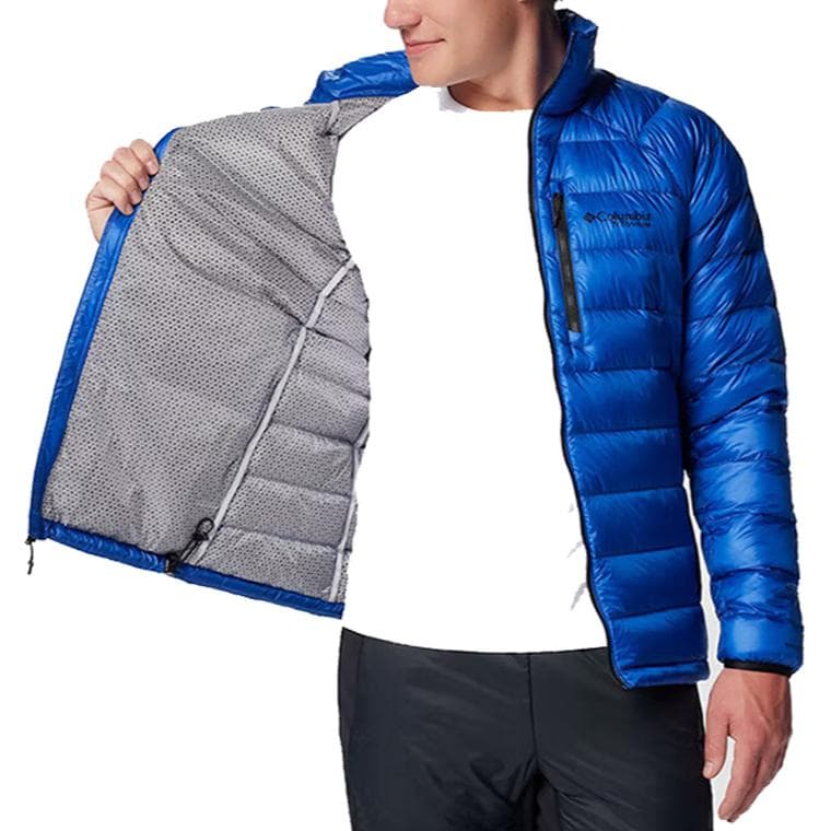 Зимняя куртка Columbia City Outdoor Collection Мужской пуховик синий - изображение 5