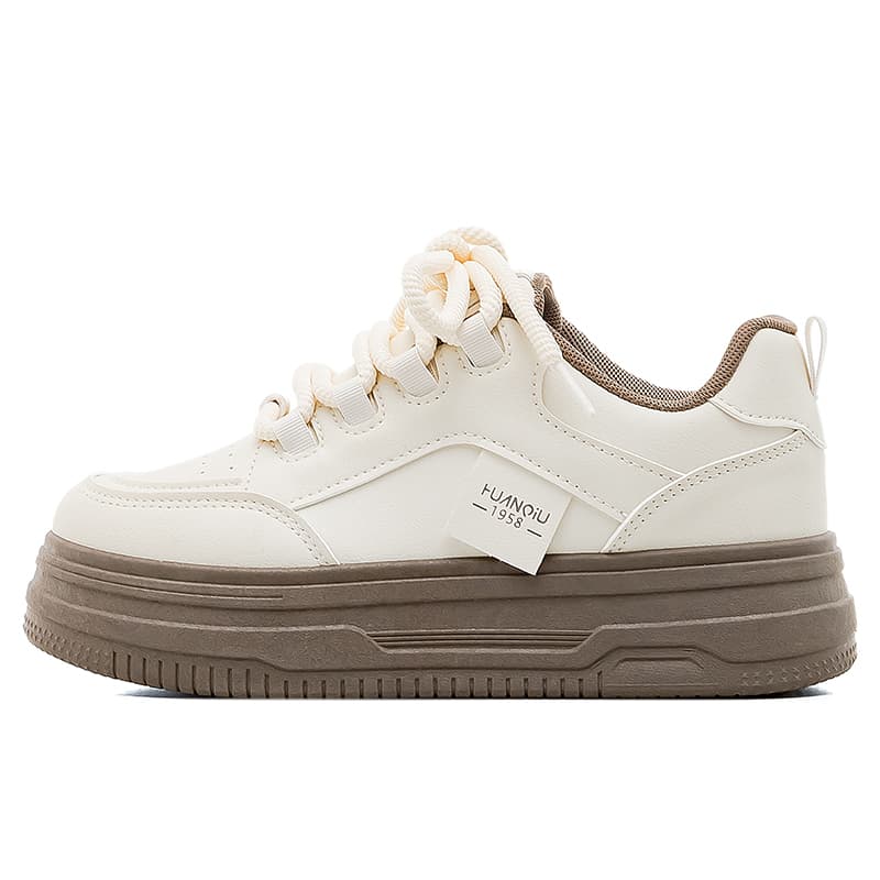 Кроссовки HUANQIU ПУ (полиуретан) Синтетическая кожа Устойчивая к истиранию Легкая Износостойкая Скейтборд Кроссовки Женские - изображение 1