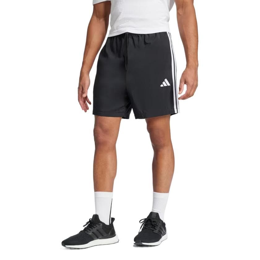 Шорты Adidas Essential 3 Stripes Chelsea Шорты Повседневные Мужские Черные - изображение 2