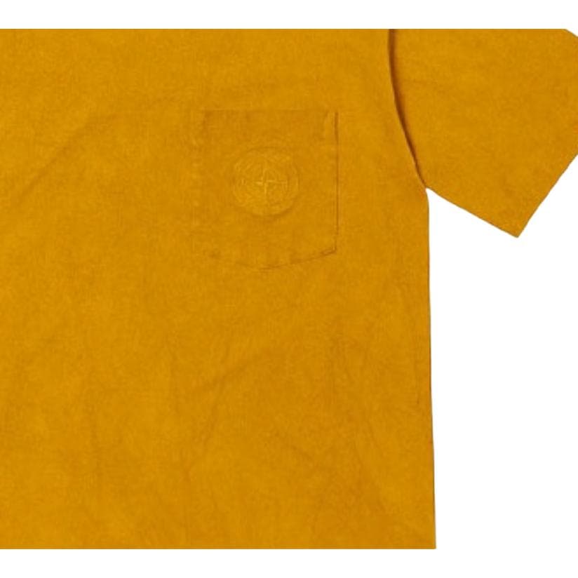 Футболка Supreme x Stone Island SS19 Yellow - изображение 3